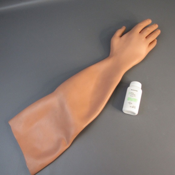 Nasco Simulaids Deluxe IV Arm Replacement Skin Stat Halloween Prop‎ Costume - Picture 1 of 6